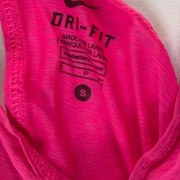 Nike Open Back Pink Cami Size Small - Picture 3 of 4